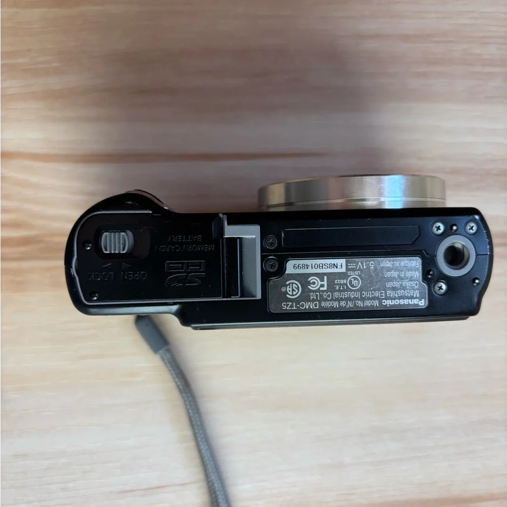Panasonic Lumix Silver and Black Camera
